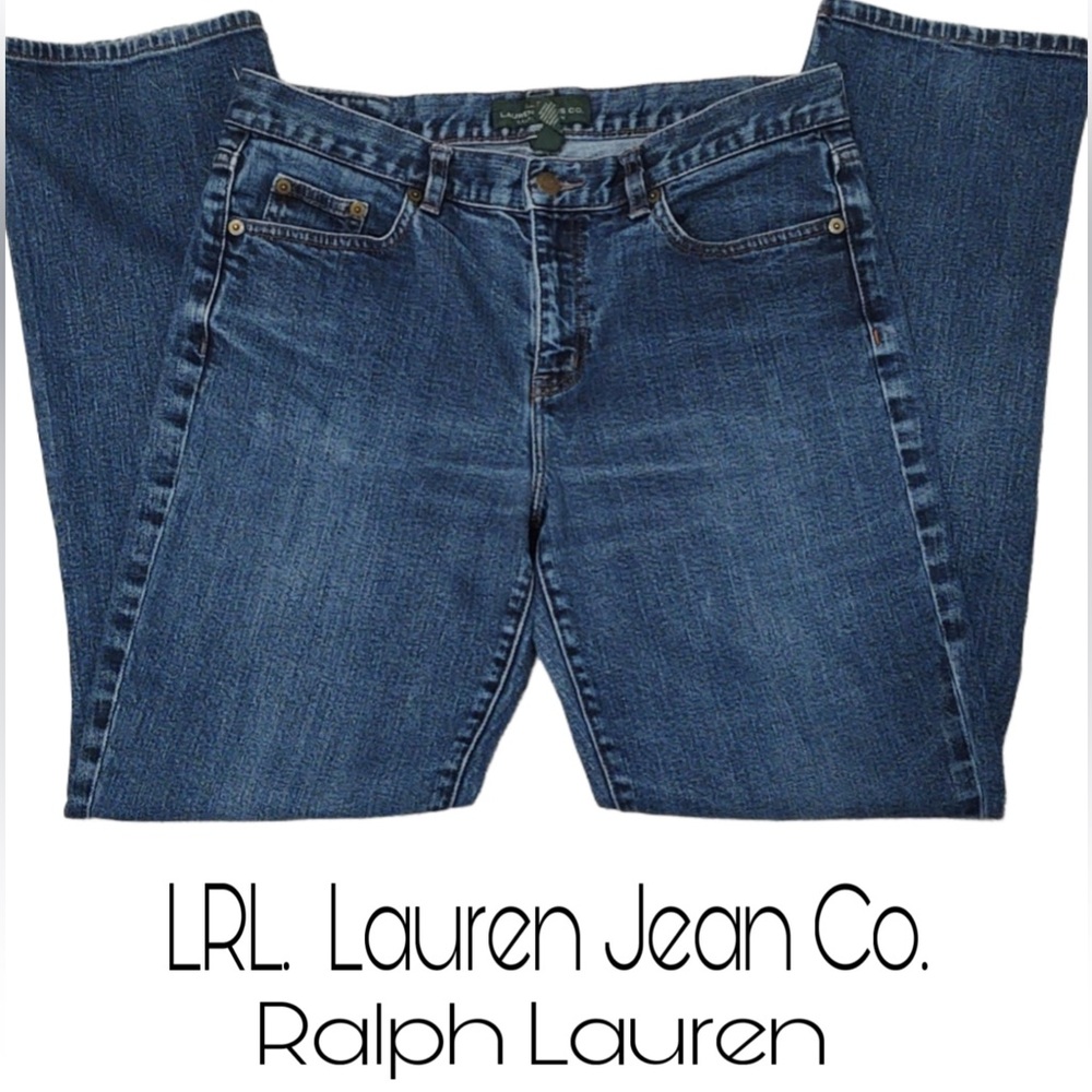 Lauren Ralph‎ Lauren Lauren Jeans Co Modern Slim Blue Jeans Size 10